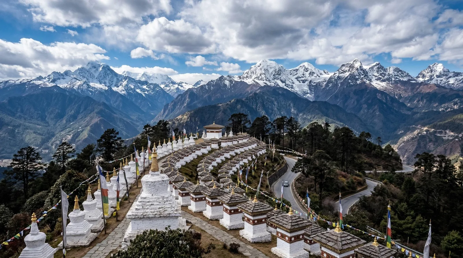 Bhutan Dochula Chortens